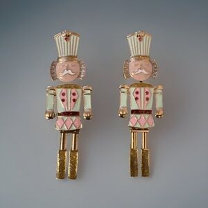Festive Christmas Nutcracker Earrings by Holiday Time